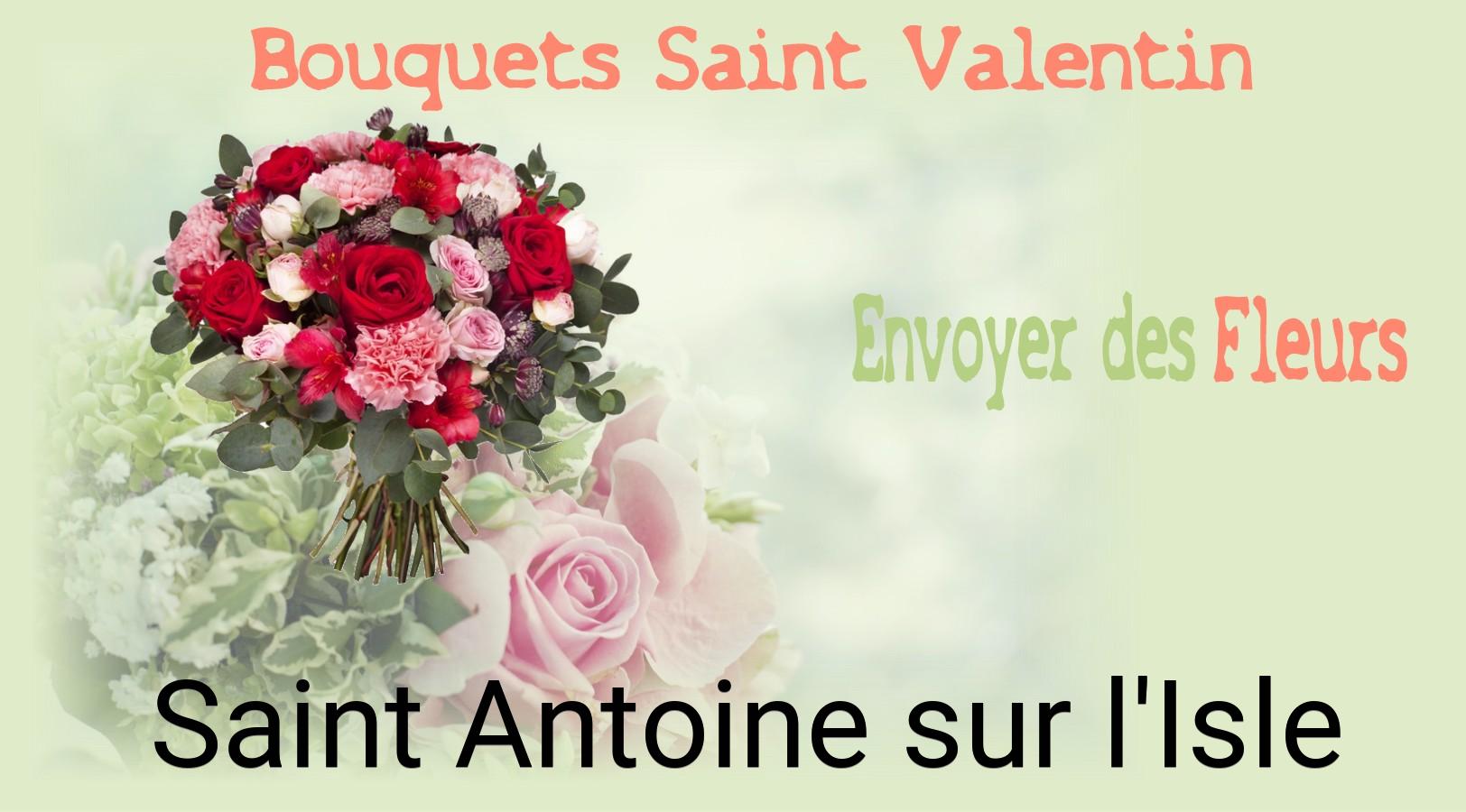 Roses de Saint-Valentin livrées à Saint-Antoine-sur-l'Isle